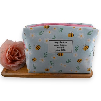 Trousse de toilette abeille