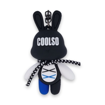 Porte-clés lapin noir COOLSO