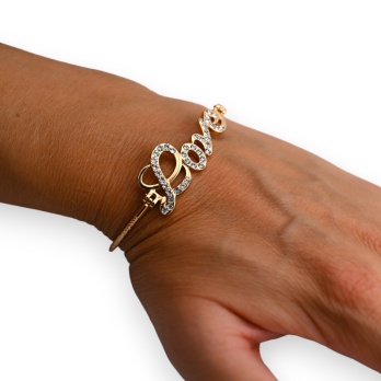 Bracelet LOVE doré