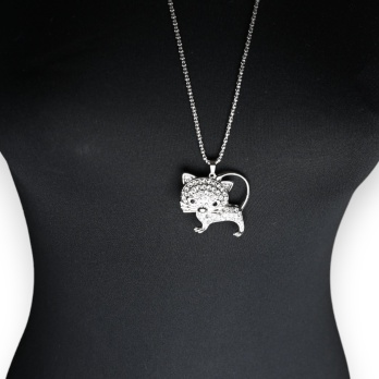 Collier fantaisie chaton...