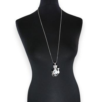 Collier fantaisie long chat...