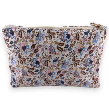 Pochette tissu AMOUR fleuri...