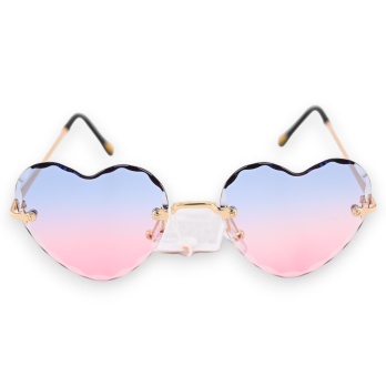 Lunettes vintage coeur rose...