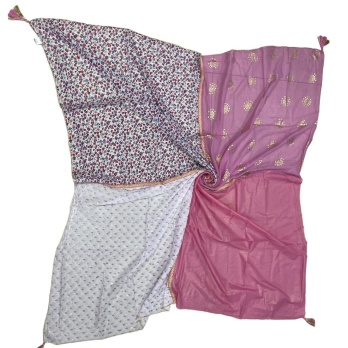 Foulard 4 faces romantique...