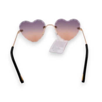 Lunettes coeur hippie...