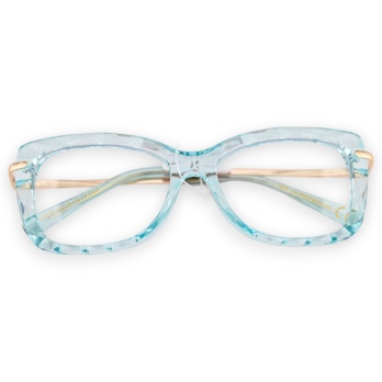 Lunettes bleu turquoise...