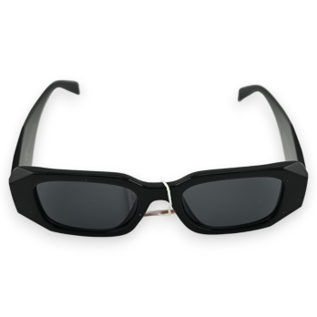 Lunettes rectangle noire chic