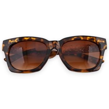 Lunettes leopard marron et...