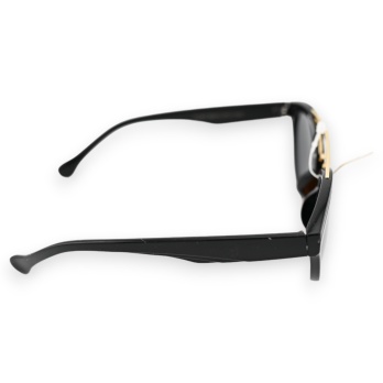 Lunettes ronde design noire...