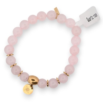 Bracelet quartz rose et...