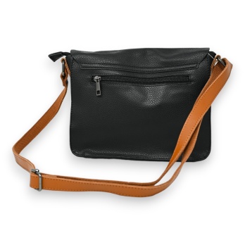 Sac cartable bandoulière noir