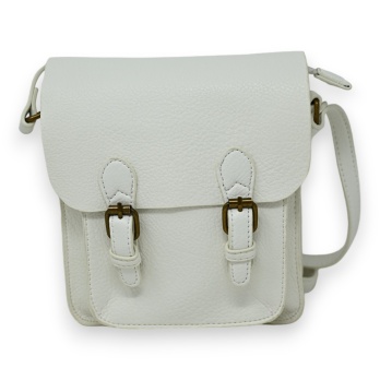 Pochette forme cartable blanc