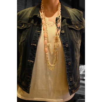 Collier sautoir fantaisie...