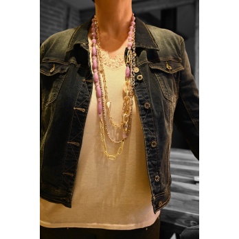 Collier sautoir fantaisie...