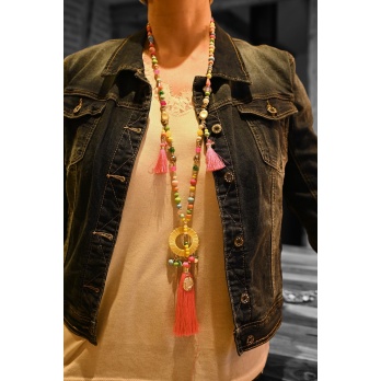 Collier sautoir fantaisie...