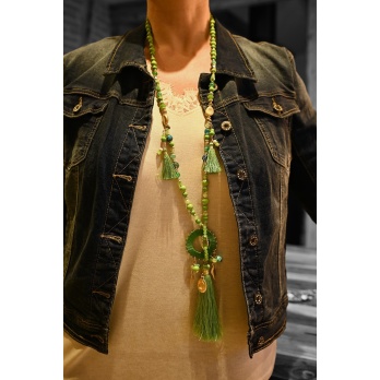 Collier sautoir fantaisie...