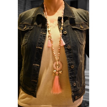 Collier sautoir fantaisie...