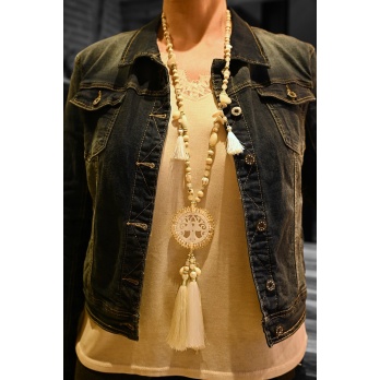 Collier sautoir fantaisie...