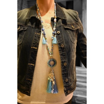 Collier sautoir fantaisie...