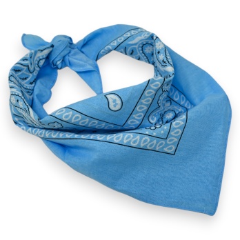 Bandanas bleu ciel