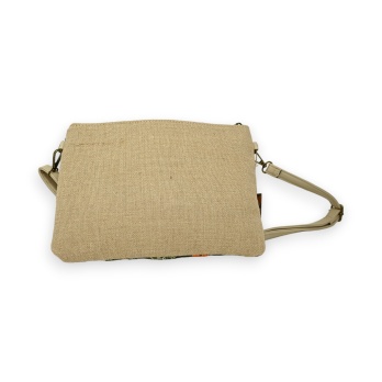 Sac pochette broderie tissu...