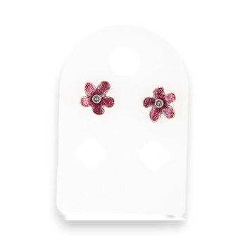 Boucles d'oreilles fleurs...