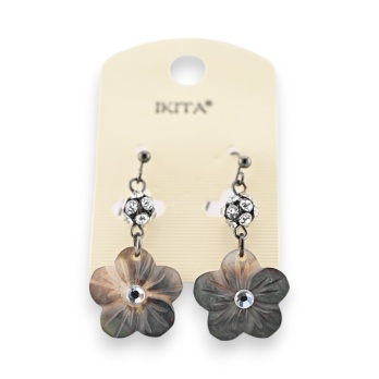 Boucles d'oreilles fleur...