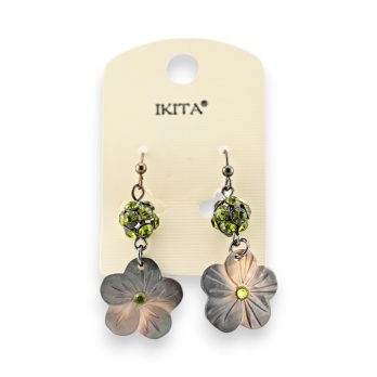 Boucles d'oreilles Fleur...