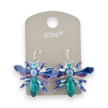 Boucles d'oreilles Insecte...