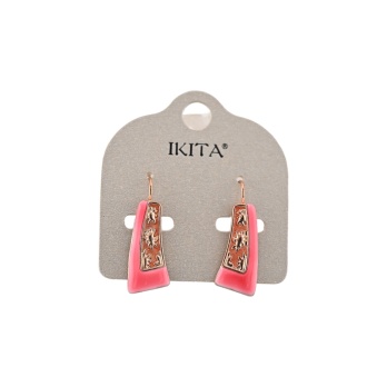 Boucles d'oreilles corail...