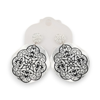 Boucles d'oreilles rondes...