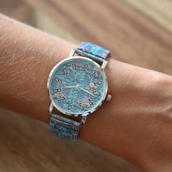 Montre Ernest effet tricot...