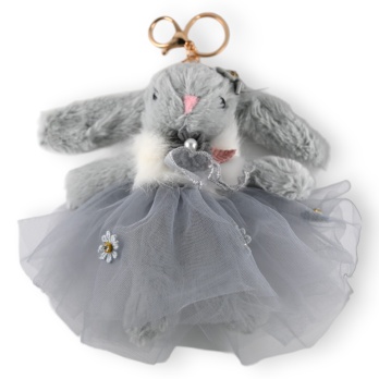 Porte-clés lapin shabby...