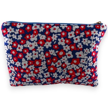 Pochette tissu coton fleurs...