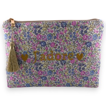 Pochette J'ADORE en coton...