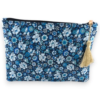 Pochette HAPPY coton fleurs...