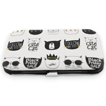 Set manicure chat noir et...